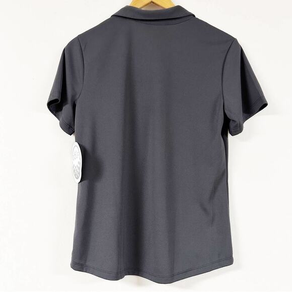 GURU GOLF Top Womens Size Large Gray Short Sleeve Activewear - Picture 2 of 6